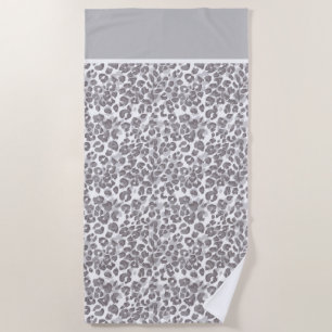 Beach Towel-Leopard Print Beach Towel