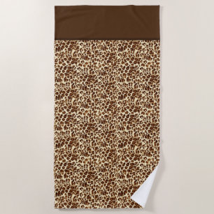Beach Towel-Leopard Print Towel