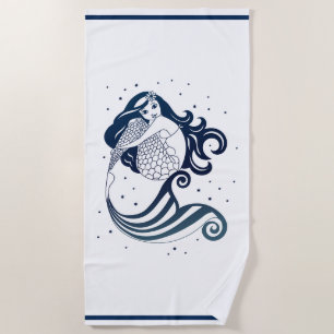 Beach Towel--Mermaid Beach Towel