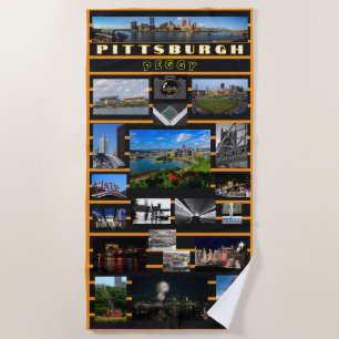 Beach Towel Pittsburgh Photos PERSONALIZE
