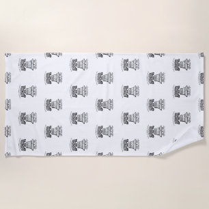 Beach Towel - Repeating Logo