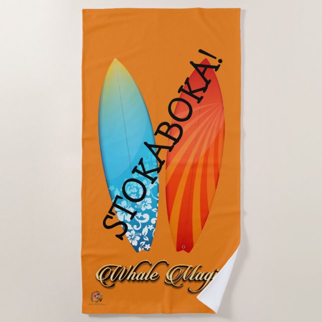 Beach Towel STOKABOKA! 2 (Surf Boards) (Front)