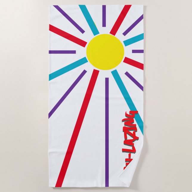 Beach Towel - Sunny Side Up (Front)