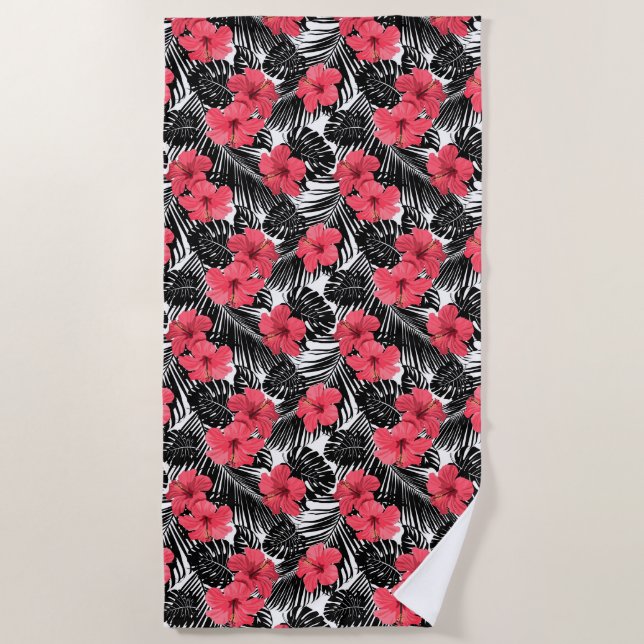 Beach Towel Tropical Palms (Front)
