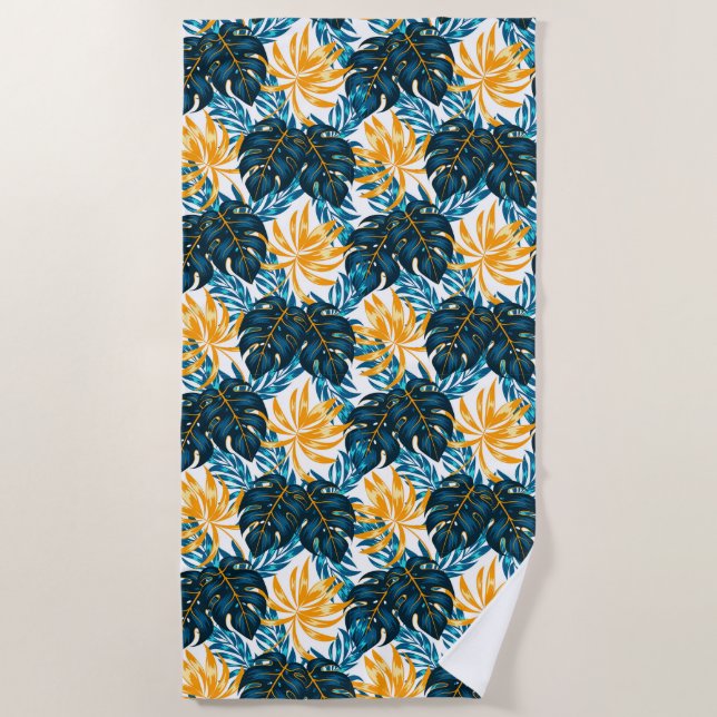 Beach Towel Tropical Palms (Front)