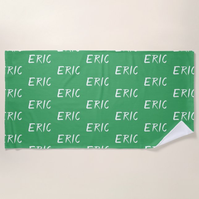 Beach towel with a name (Front)