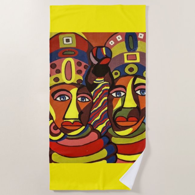 Beach towels African (Front)