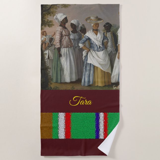 Beach towels African (Front)