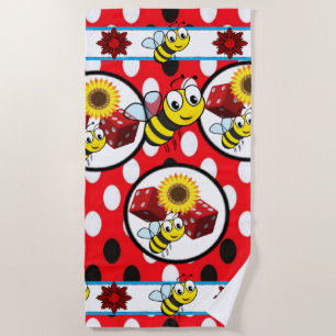 Beach towels Bumblebees