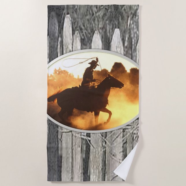 Beach towels Cowboys (Front)