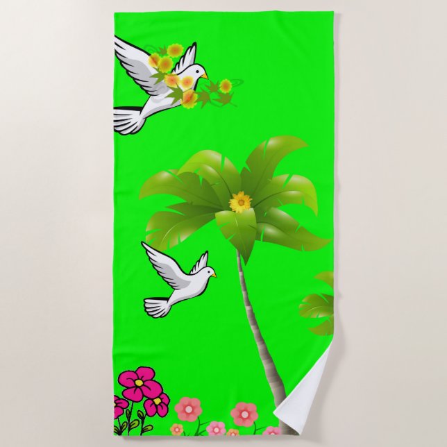 Beach towels Palm Tree (Front)