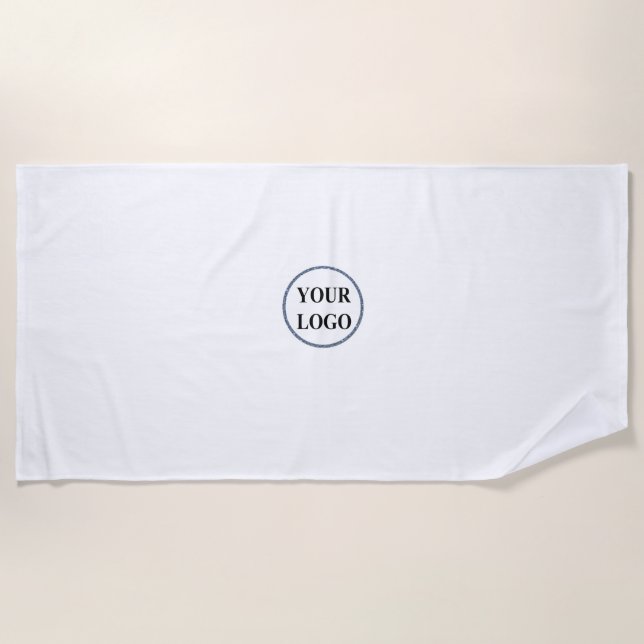 Beach Towels Personalised Monogrammed LOGO (Front)