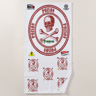 Beach towels Poison