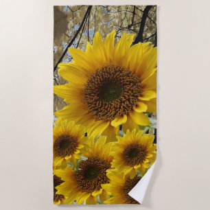 Beach towels Sunflowers