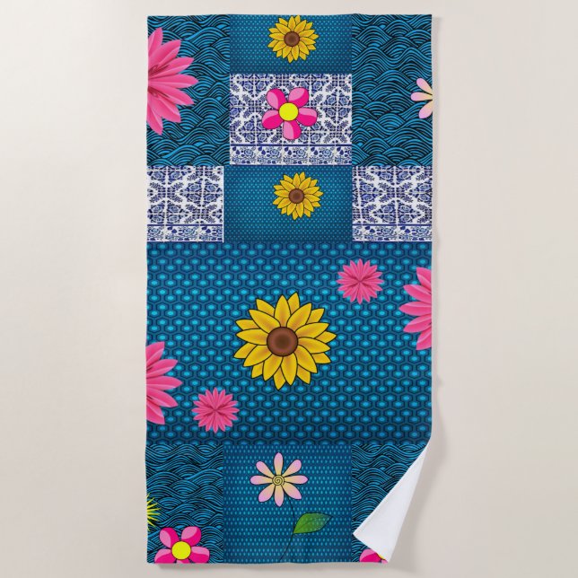 Beach towels Sunflowers (Front)