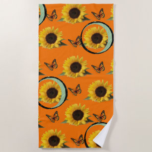 Beach towels Sunflowers