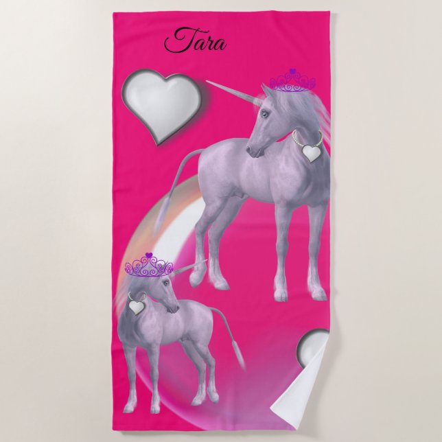 Beach towels Unicorn (Front)