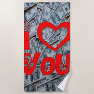 Beach towels Valentine's