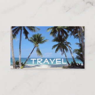 beach, Travel Business Card