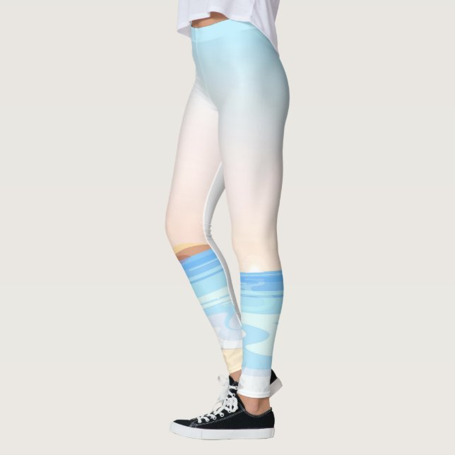 Beach travel leggings (Left)