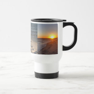 Beach travel mug