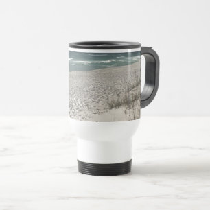 Beach travel mug