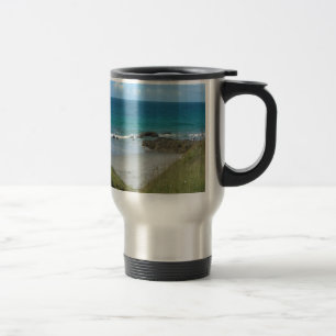 beach travel mug