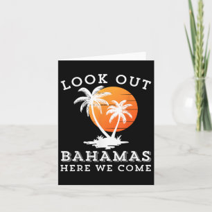 Beach Travelling Group Matching Spring Break Summe Card