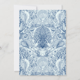 Beach treasures in blue