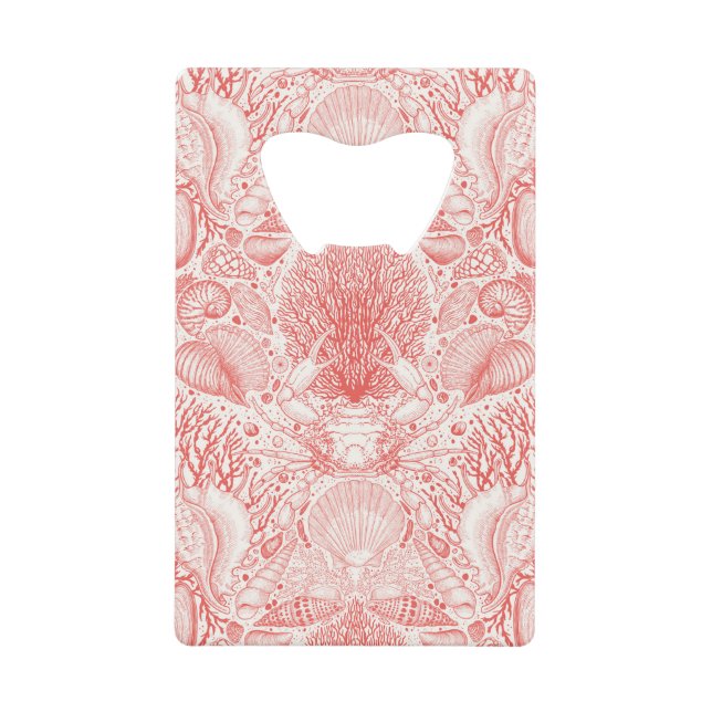 Beach treasures in coral red (Front)