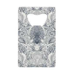 Beach treasures, seashells, crab, corals and seawe