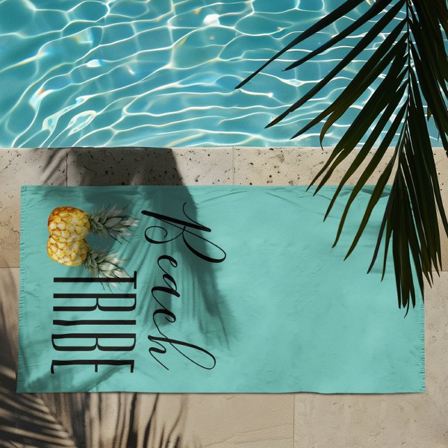 Beach Tribe Bachelorette Party Girl's Trip Weekend Beach Towel (Creator Uploaded)