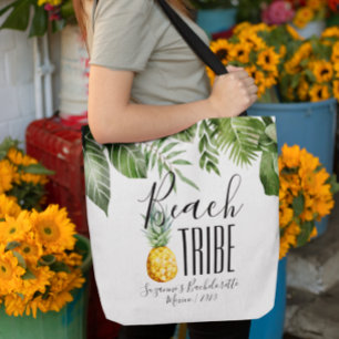 Beach Tribe Girl's Tropical Bachelorette Vacation  Tote Bag
