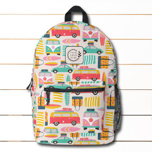 Beach Trip Travel Surfing Add Logo Corporate Printed Backpack