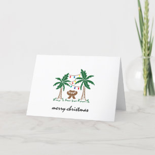 Beach/Tropical Nativity Christmas Card
