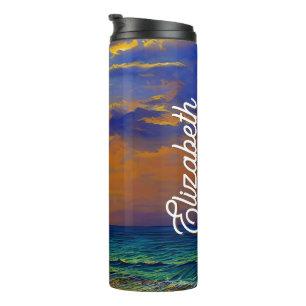 Beach Tropical Ocean Gifts Travel Thermal Tumbler