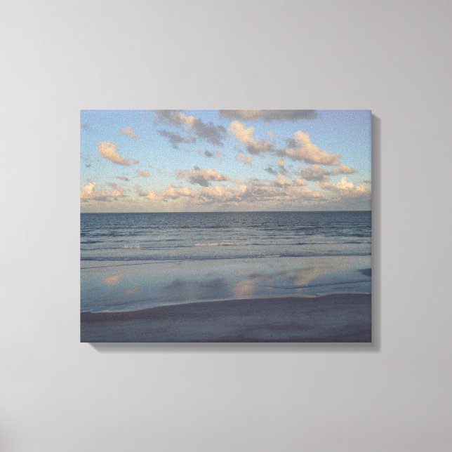 Beach Tropical Ocean Nautical Coastal Vacation Canvas Print (Front)