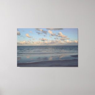 Beach Tropical Ocean Nautical Coastal Vacation Canvas Print