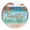 beach tropical sixty 70th birthday sticker