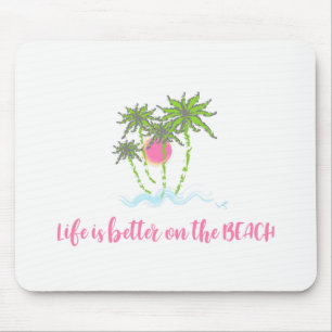 Beach Tropical Style Summer Graphic Mouse Mat
