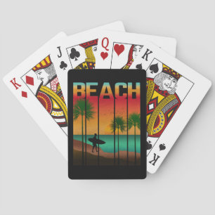 Beach Tropical Summer Playing Cards