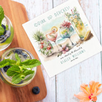 Beach Tropical Themed Cocktails Retirement Party