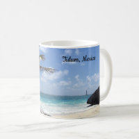 Beach Tulum, Mexico - sun - vacation - mug