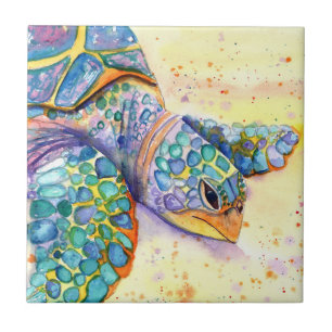 Beach Turtle Tile