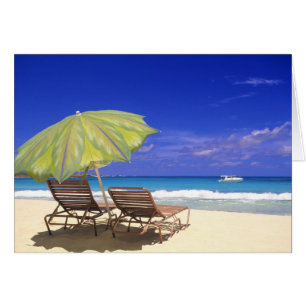 Beach Umbrella, Abaco, Bahamas