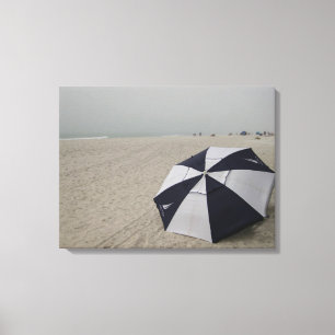 Beach Umbrella Canvas Print