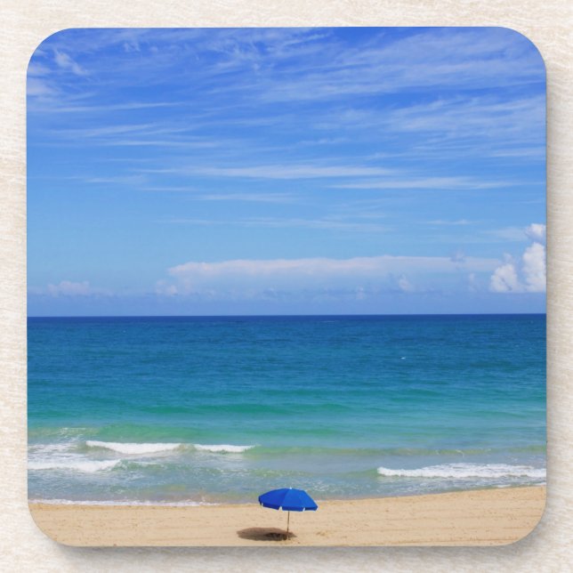 Beach Umbrella Ocean Coaster (Front)