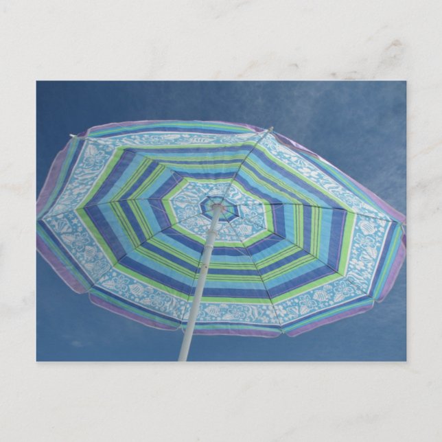 Beach Umbrella Postcard (Front)