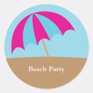 Beach Umbrella Stickers