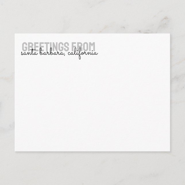 Beach Umbrella Vacation Rental - Postcard (Front)